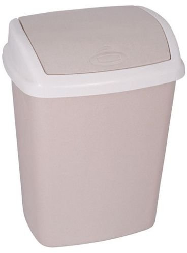 Curver Dominik Dustbin Polypropylene 46 x 33 x 28 cm (Lux beige / beige)