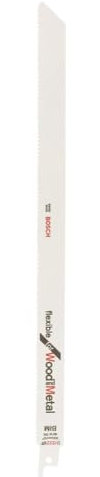 Bosch Accessories Bosch Professional 5 Stück Säbelsägeblatt S 1222 VF Flexible for Wood and Metal (Länge 300 mm, Zubehör Säbelsäge)