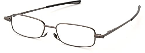 Foster Grant Gavin Fold-Flat Micro Reading Glasses, Unisex