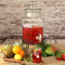 Hexagonal Glass Drinks Dispenser with Stand 197oz / 5.6ltr - Vintage Beverage Dispensers