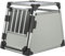 TRIXIE Hunde-Transportbox Aluminium in silber – S: 48 × 57 × 59 cm, stabile und geräuscharme Hundebox mit abgeschrägten Seiten, Sicherheitsverschluss & rutschfester Liegematte – 39341
