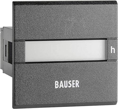 Bauser 120657 3801/008.2.1.0.1.2-003 - Temporizador digital de horas de funcionamiento tipo 3801