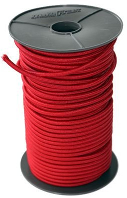 Multiflex Corda di espansione da 20 m, 8 mm, rosso + 10 ganci a spirale