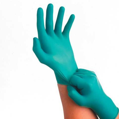 Ansell Touch N Tuff Nitrile Gloves 92-600 Powder Free, Large (100 Box) by Ansell