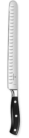 Victorinox Grand Maître, Profi Schinkenmesser, Extra Scharfe Klinge, Kullenschliff, 26 cm, Kunststoffgriff, Rostfreier Stahl, schwarz