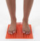 Bene Feet mat von GYMNIC / 2x Fußmassagematten / zusammengesteckt oder einzeln nutzbar / Farbe: orange / Maße: 23 x 28 x 4 cm