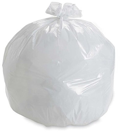 WHITE REFUSE SACKS 18 x 29 x 38 32 Micron (200)