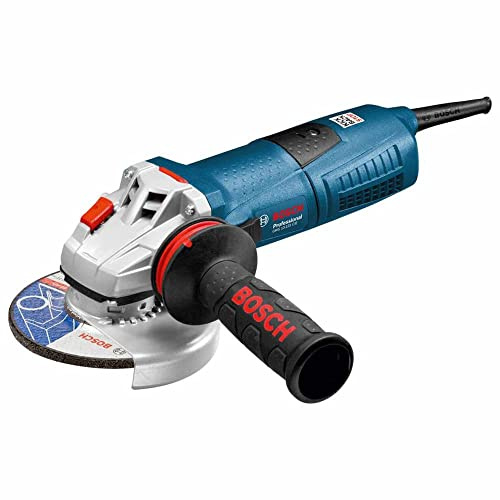 Bosch Professional GWS 13-125 CIE - Amoladora angular (1300 W, 2800 – 11500 rpm, Ø 125 mm, Antivibration, KickBack-Stop, en caja)