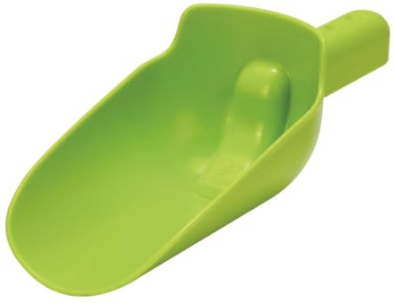 Hape Mehlschaufel, 24 cm, Grün - Kinder Sand- und Mehlschaufel für Sandkasten, Strand und Garten, Robustes Outdoor Spielzeug, fördert Motorik und Koordination, geeignet ab 12 Monaten