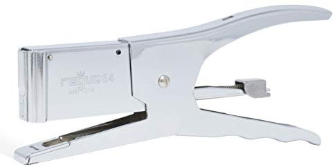 REGUR 64 Heftzange - Tacker mit 15 Blatt Heftkapazität - Heftgerät für Büro und zu Hause
