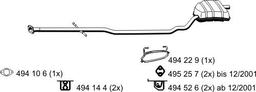 Endschalldämpfer von Ernst (250238) Dämpfer Abgasanlage Auspufftopf