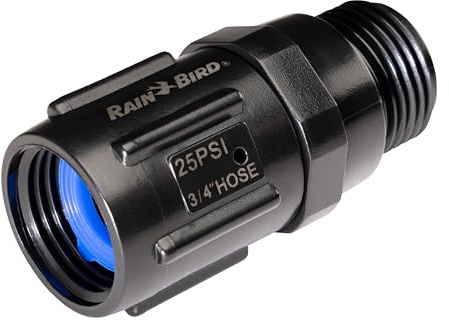 Rain Bird HT07525PSI Drip Irrigation 25 PSI Pressure Regulator, 3/4 Female Hose Thread x 3/4 Male Hose Thread