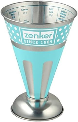 FACKELMANN 27161 Messbecher Metall, Rose, Silber