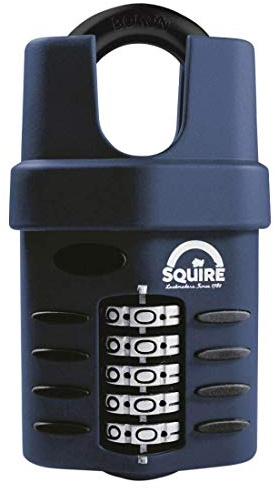 SQUIRE CP60 Series Recodable 60mm Combination Padlock - Closed Shackle Visi