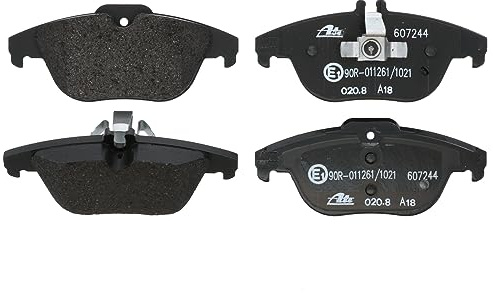 ATE Original Bremsbeläge - Belagsatz - für Scheibenbremse - 13.0460-7244.2 - ECE-R90 Straßenzulassung, grau