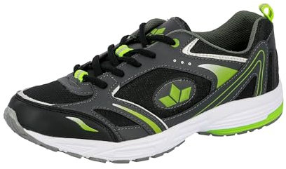 Lico MARVIN Herren Fitnessschuhe, Anthrazit/ Schwarz/ Lemon, 50 EU