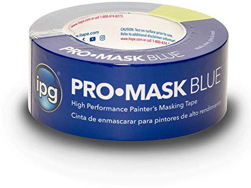 IPG ProMask Blue, 14-Day Painter's Tape, 1.88 x 60 yd, Blue, (Single Roll)