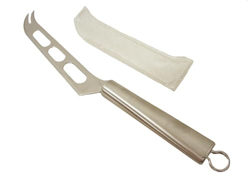 CUCHILLO DE CUCHILLO DE QUESO PINCHO AGUJEROS ACERO INOXIDABLE FUNDA PROTECTORA