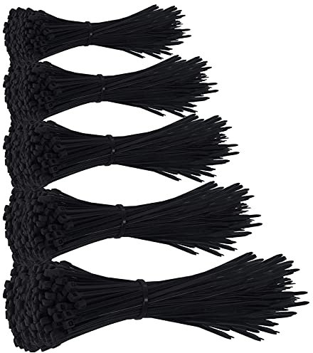 Calaisco Kabelbinder Set UV Beständig, 500 Stück, Schwarz