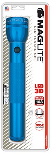 ST3D116 Maglite 3 D-Cell LED luz de la antorcha de metal azul 31,5 cm