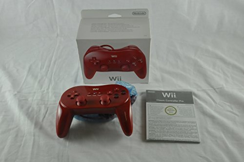 Nintendo Wii - Classic Controller Pro, rot