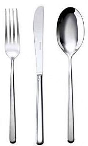 Servizio 72 Pezzi Monoblocco Linear - Inox