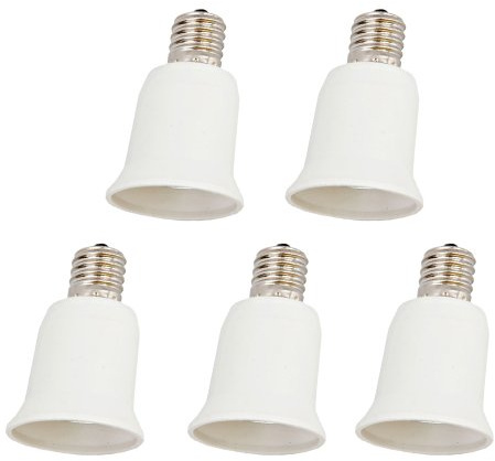Unknown Lot5 E17 to E26 LED Light Lamp Bulb Base Adapter Converter
