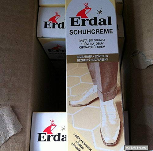 1x ERDAL feine Schuhcreme, Farblos, Neutral, 75ml Tube, Tubencreme, NEU, OVP