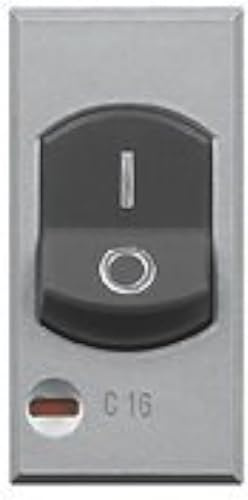 Bticino Axolute Interruttore Magnetotermico Bipolare, Grigio Tech