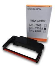 Original Bixolon Farbband für Nadeldrucker SRP-270, SRP-275, SRP-275II und SRP-275III, schwarz/rot, VE: 10 Stück #RRC-201B/R - GRC-220B/R