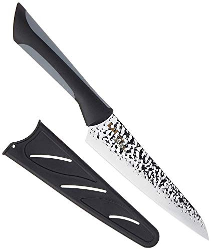 Kai Luna Utility Knife 6, Narrow, Straight-Bladed Kitchen Knife Perfect for Precise Cuts, Ideal for Preparing Sandwiches or Trimming Vegetables, Hand-Sharpened Japanese Knife