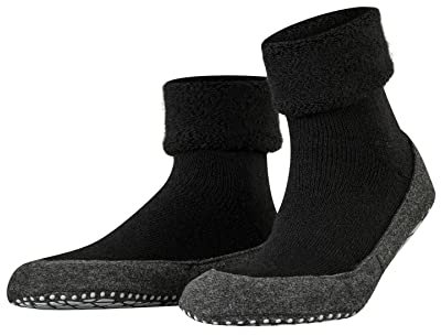 FALKE Stoppersocken Cosyshoe M Hp Wolle rutschhemmende Noppen 1 Paar, Schwarz Black 3000, 39-40
