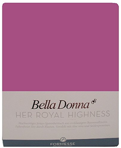 Bella Donna Jersey Spannbettlaken 180/200 - 200/220cm - 0540 (Fuchsia)