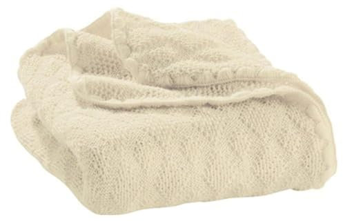 Disana Babydecke 80 x 100 cm aus Merino-Schurwolle kbT, Natur