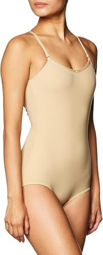 Capezio Capezio Camisole Leotard With Adjustable Straps, Body Donna, Nude, XS