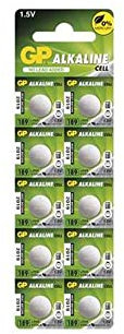 GP Batteries GP189ASTD519C10 Knopfzelle LR 54 Alkali-Mangan 1.5V 10St.
