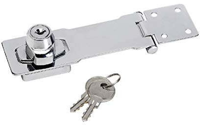 Master Lock 725EURD Dörrhasp med nyckellås, 11,8 x 4,1 cm