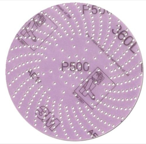 3M Clean Sanding Hookit Abrasive Discs 360L 6 P400 Clean Sand Hookit 360L Prpl