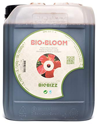 BioBizz Bio Bloom fertilizantes Nutriente hidropónico de plantas orgánicas 500 ml 1, 5, 10L