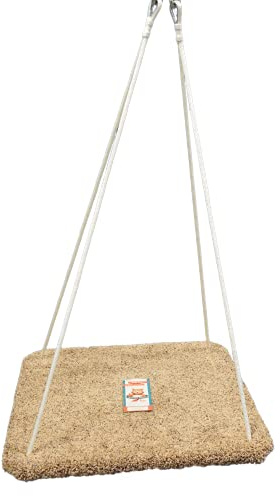 Platform Swing - Special Need Therapy Use - Hand-Crafted from 100% Baltic Birch - Carpeted - 30 X 30 by Sensory Goods