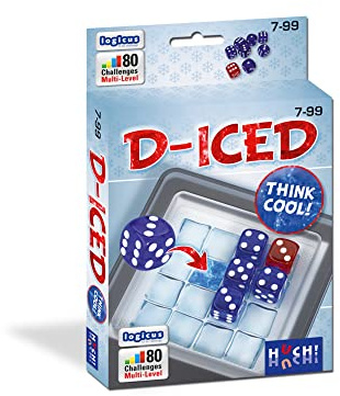 Huch & Friends 878915 - Brainteaser - D-Iced, Medium, Schwarz Oder Weiß Oder Grau