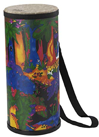 Remo KD-1506-01 Kids Percussion Konga Drum - Fabric Rain Forest, 6