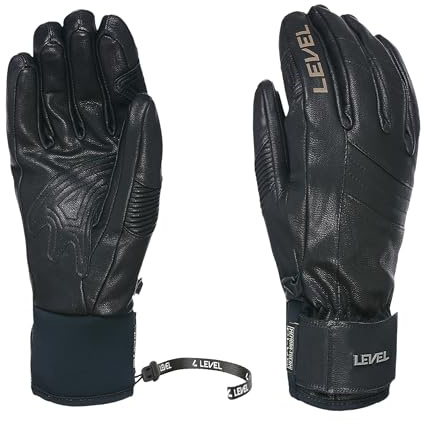 Level Suburban- Snowboard Handschuhe, Thermohandschuhe Winter Herren, Ski- und Winterhandschuhe Herren Wasserdicht mit Verstellbarem Riemen und Stulpe, Atmungsaktiv für Snowboard & Skifahren, 1 Paar