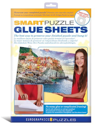 Individual Puzzle Glue Sheets (Pk of 8 Sheets)