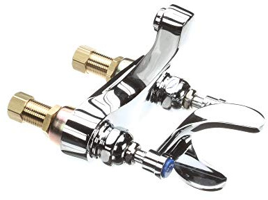 T&S Brass B-0890 Medical Deck Mount Mixing Faucet, Brass / Antique Brass