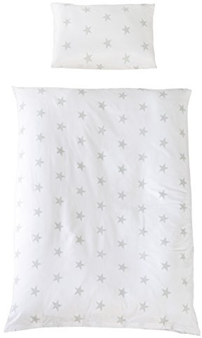 ROBA - Biancheria da letto 2 pezzi, Little Stars, biancheria da letto per bambini 100 x 135 cm, 100% cotone
