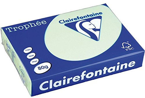 Clairefontaine Trophee 1882C papper DIN A3 80 g/m² 500 ark pastellgrön