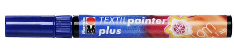 Marabu Marcatore Tessuto per Textil più Pittore, Blu