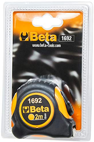 Beta 1692/2 - Flessometri cassa bimateriale in ABS antiurto nastro in acciaio classe di precisione ii