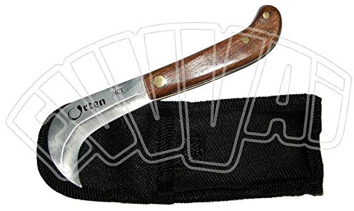 COLTELLO A RONCOLA APERTA 180MM DOPPIO BLISTER PROFESSIONALE COLTELLINO POTATURA